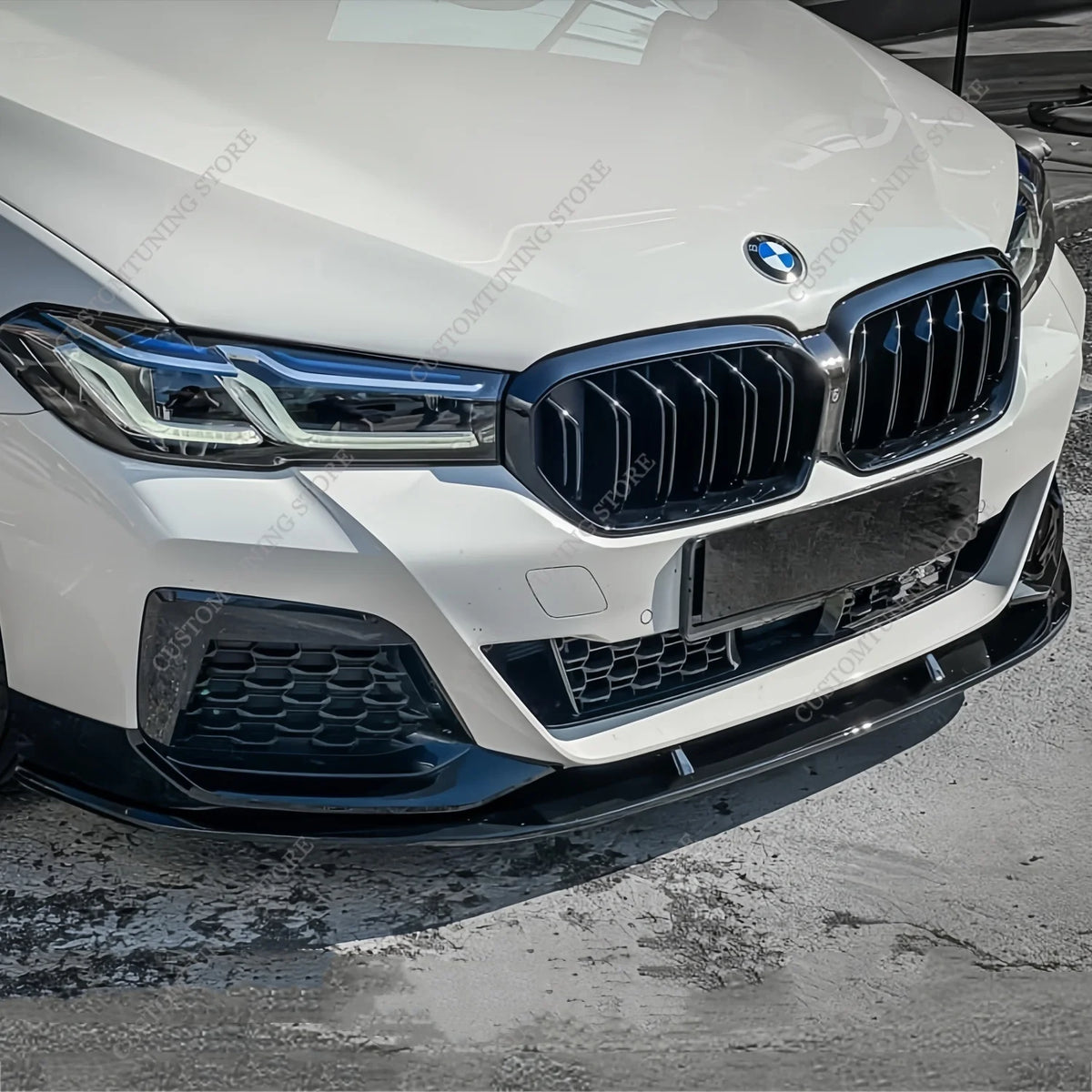 For BMW G30 G31 Lci M Sport Mp Front Bumper Lip Spoiler Splitter