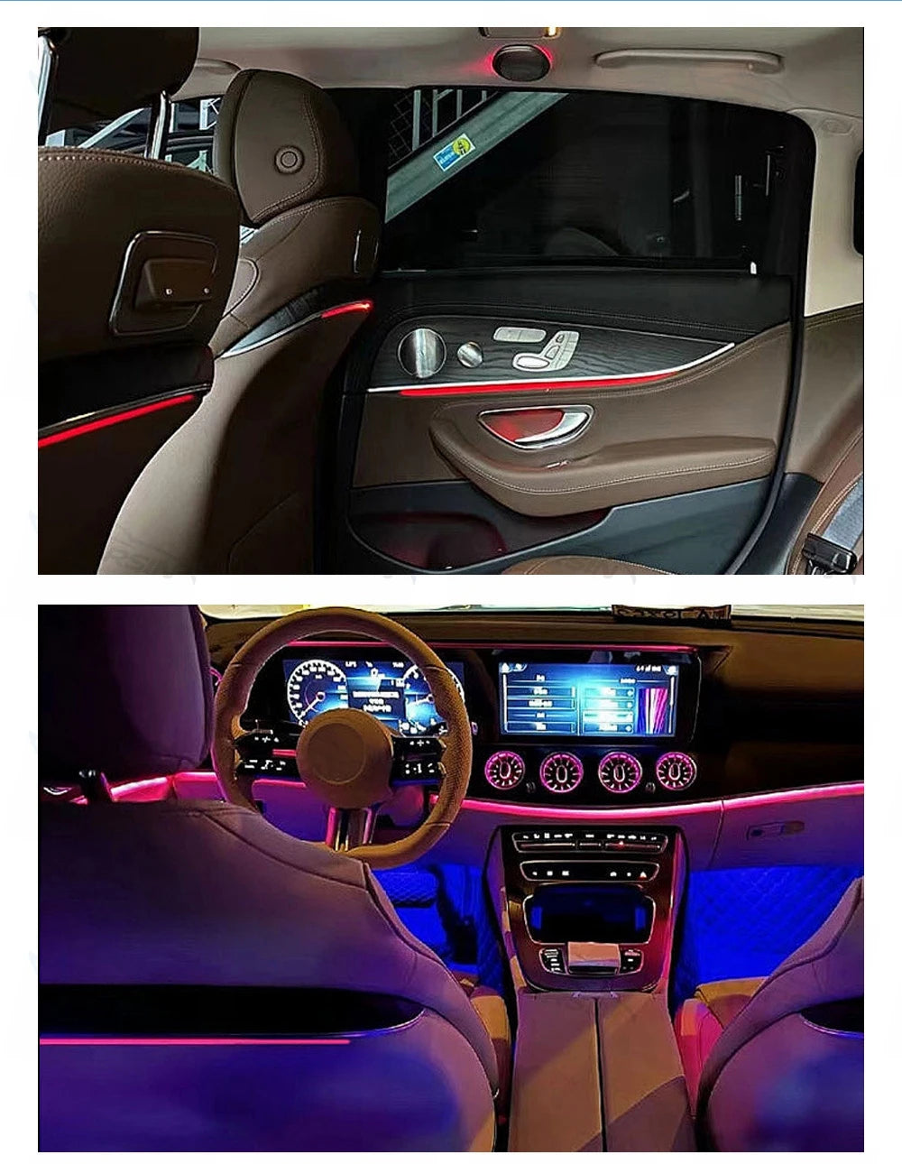 For Mercedes Benz E Class 2016-2023 Upgrade Color W213 Interior