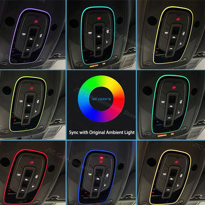 For Audi A4 A5 Q5 B9 Colors Ambient A6 A7 C8 Roof RGB Upgrade
