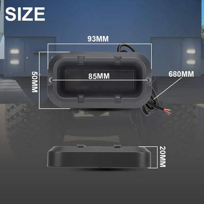 For Opel Volvo Scania Pickup Tailer Rear Bumper Reversing 12V