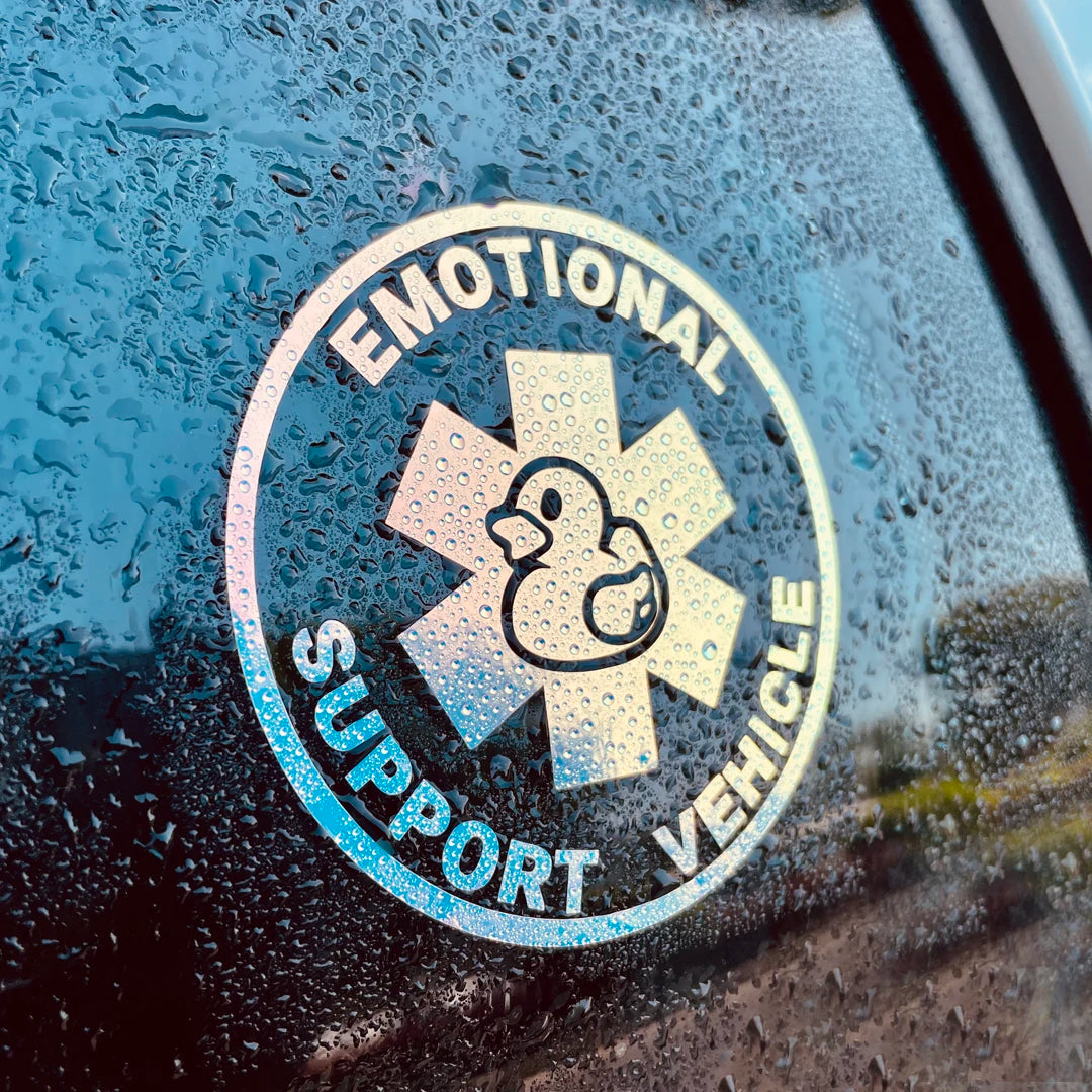 For Your Off-Road Adventures - Sticker Emotional Support Duck