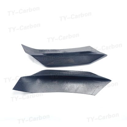 For BMW F80 M3 F82 F83 Dry Carbon Fiber Front Bumper Splitters