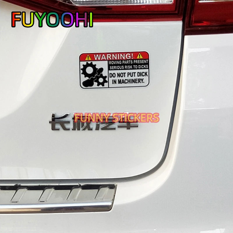 Fuyoohi Hottest Engineering Warning Sign Sticker Waterproof