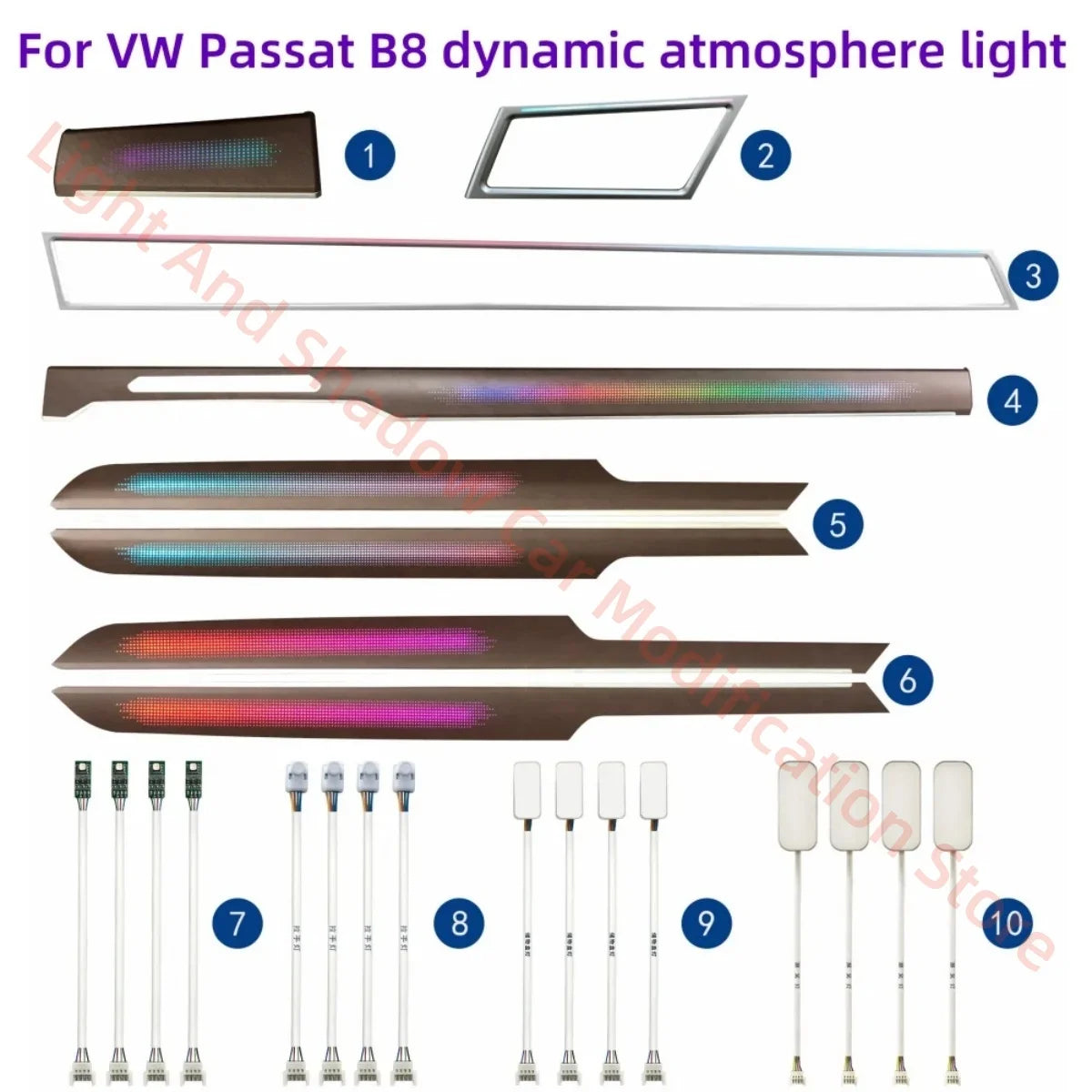 For VW Volkswagen Passat B8 Arteon Atmosphere Variant Ambient