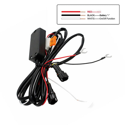 2PCS Set Daytime Running Fog On Off Fucnction 100