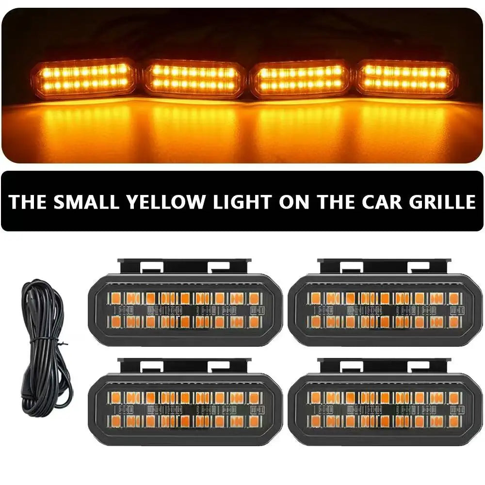 For Volkswagen Amarok Specialized Center Grid Small Yellow Front