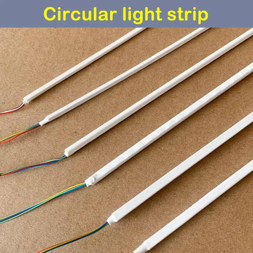 Circular Strip Ambient Lighting y-shaped Wire Horn Rings Control