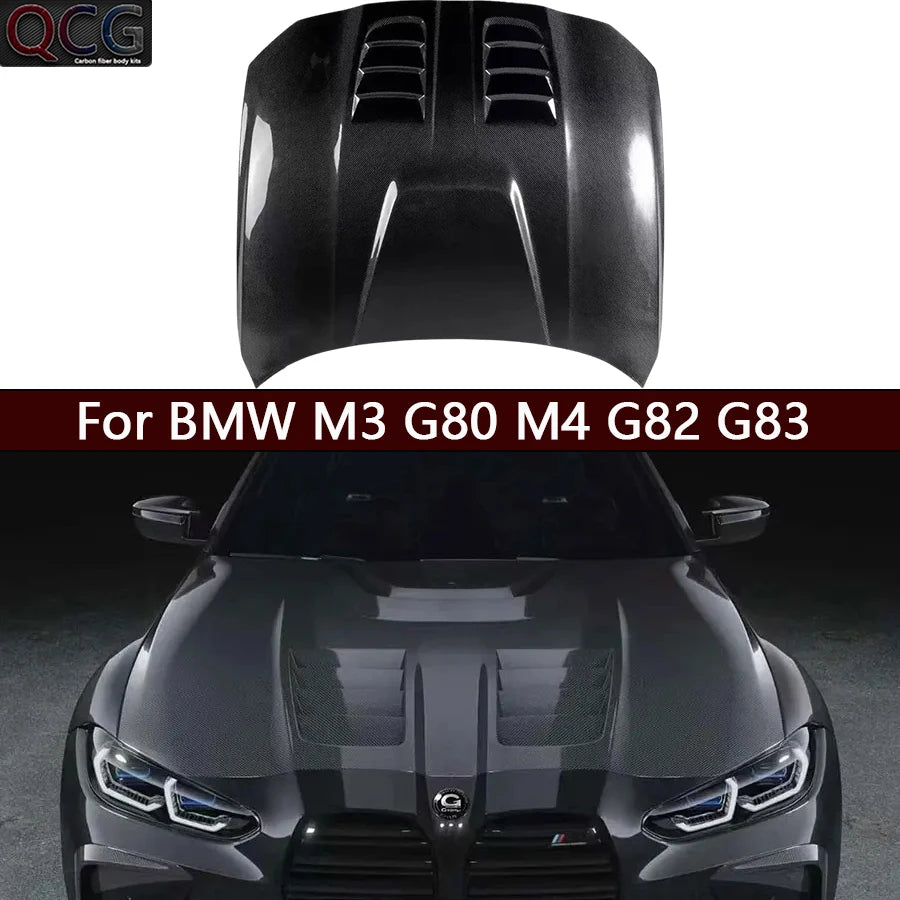 For BMW M3 G80 M4 G82 G83 Carbon Fiber Hood Engine Cover
