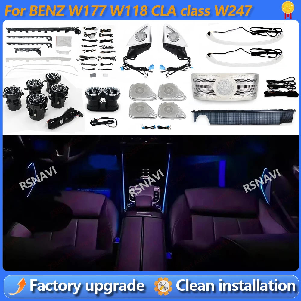 For Mercedes Benz W177 W118 Cla Colors Ambient Class W247 Air