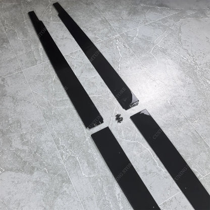 For BMW E90 E91 3 Series Gloss Black Max ABS Side Skirt
