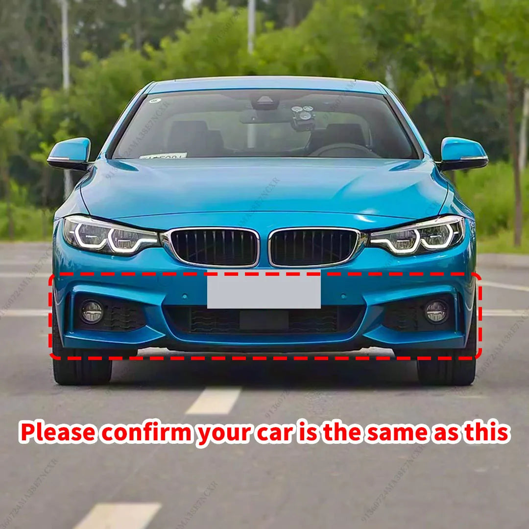 For BMW 4 Series F32 F33 Tuning Wide Body Kit Front Fog Eyebrow