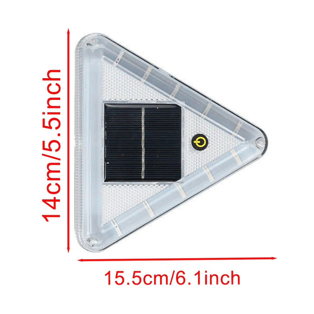 Truck Trailer Touch Solar Warning Lithium Battery Wireless