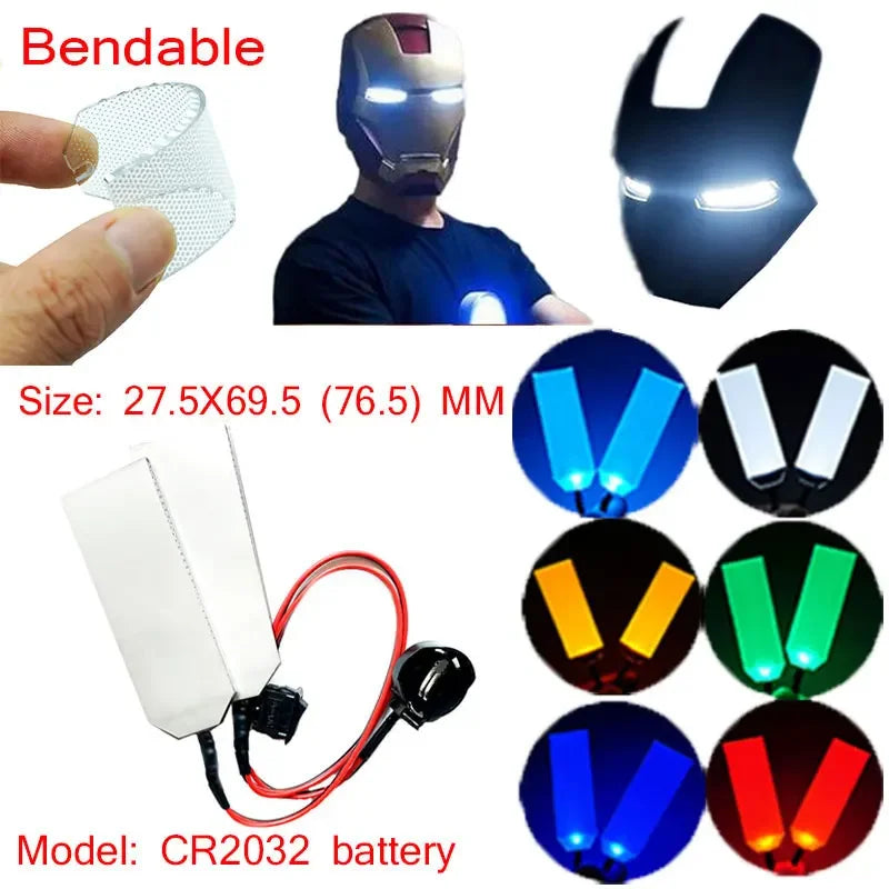 Flexible Bendable Eyes Kits Cosplay Helmet Mask Eye Halloween