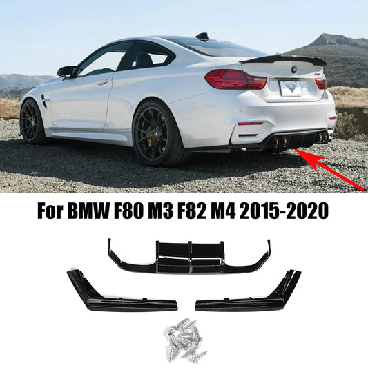 For BMW F80 M3 F82 F83 M4 2015-2020 Rear Diffuser Bumper Corner