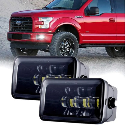 For Ford F150 2015-2018 Projector LED 2X 4inch Fog Bumper 36W