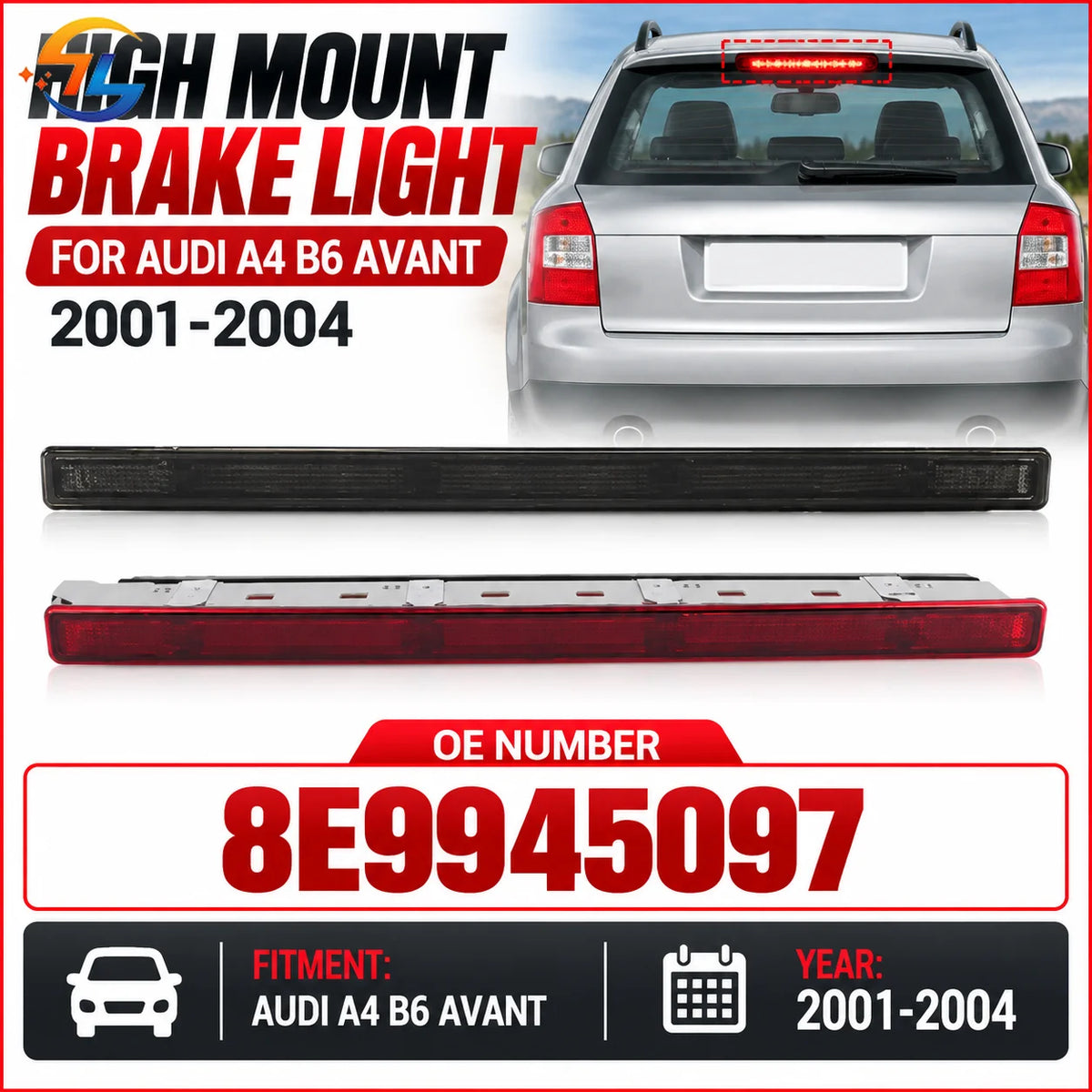 For 2001 2002 2003 2004 2005 Audi A4 S4 B6 Avant Wagon Red