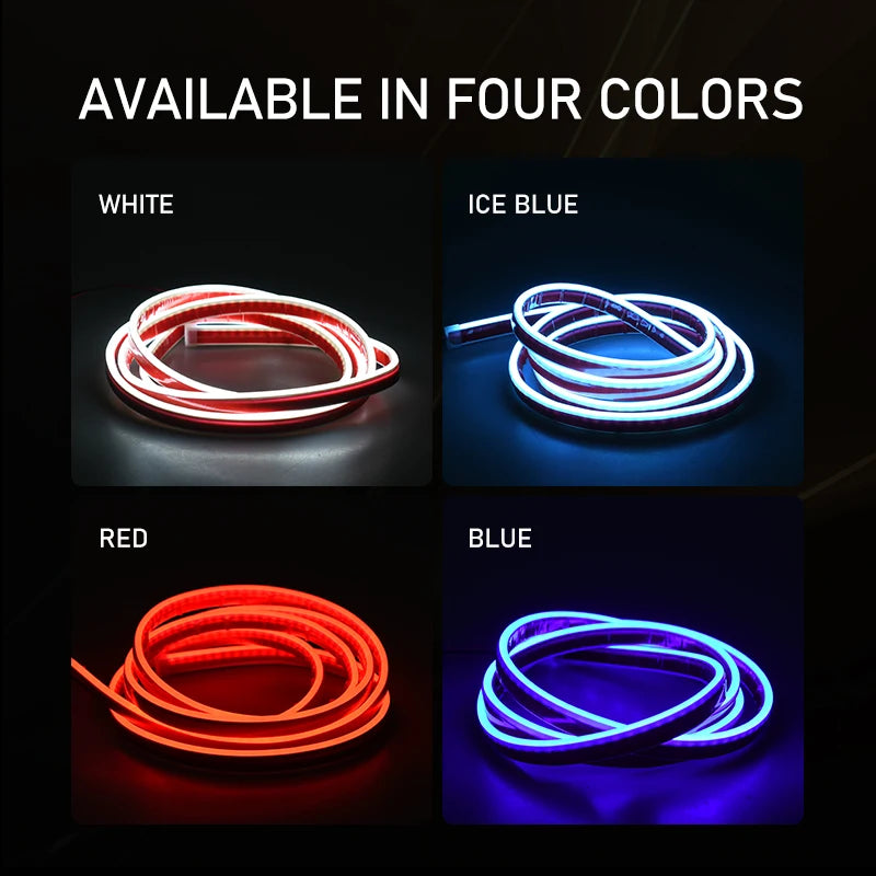 Super Bright Hood Daytime Running Strip Scan Lighting Ambient