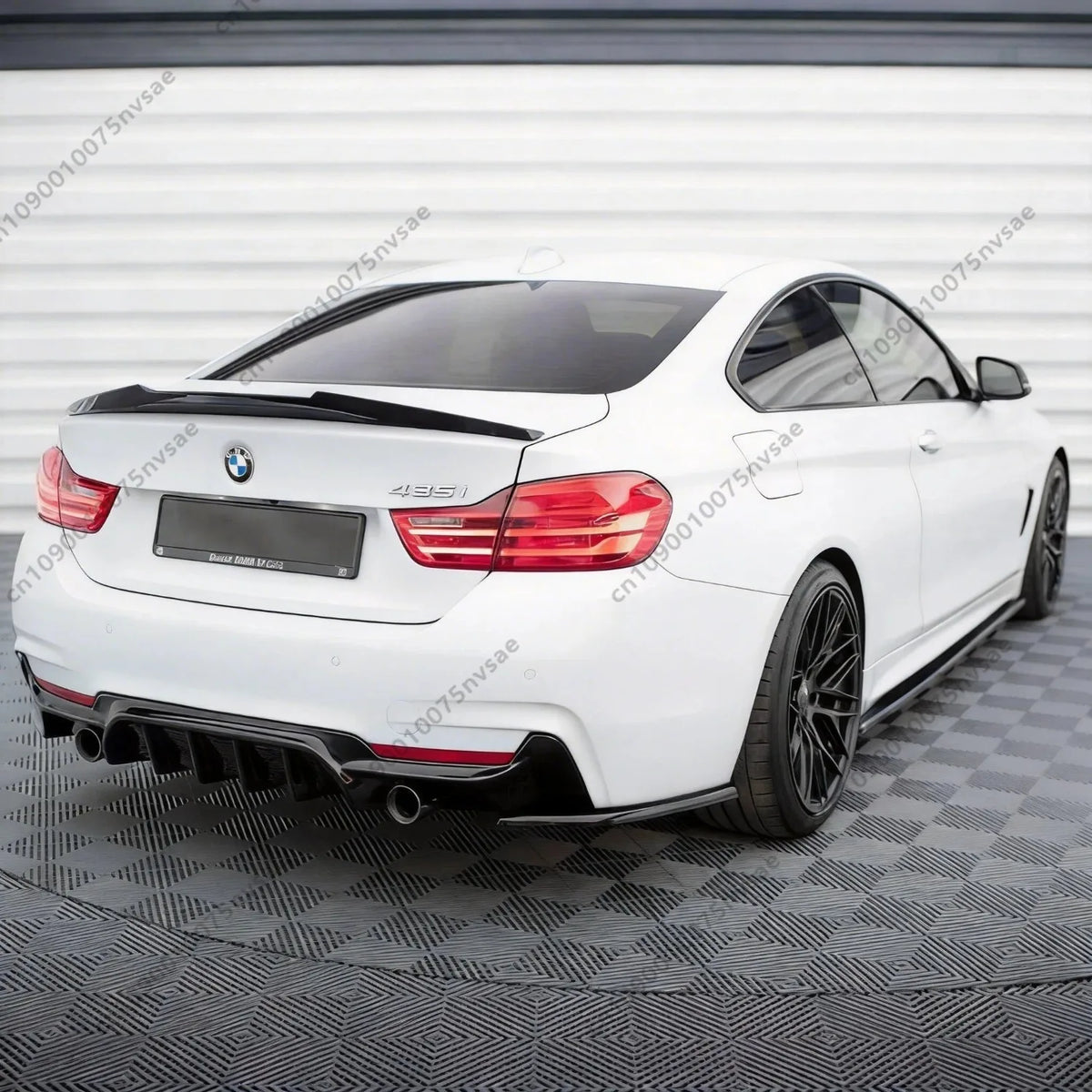 For BMW 4 Coupe M-Pack F32 Maxton Rear Side Splitters 2013-2020