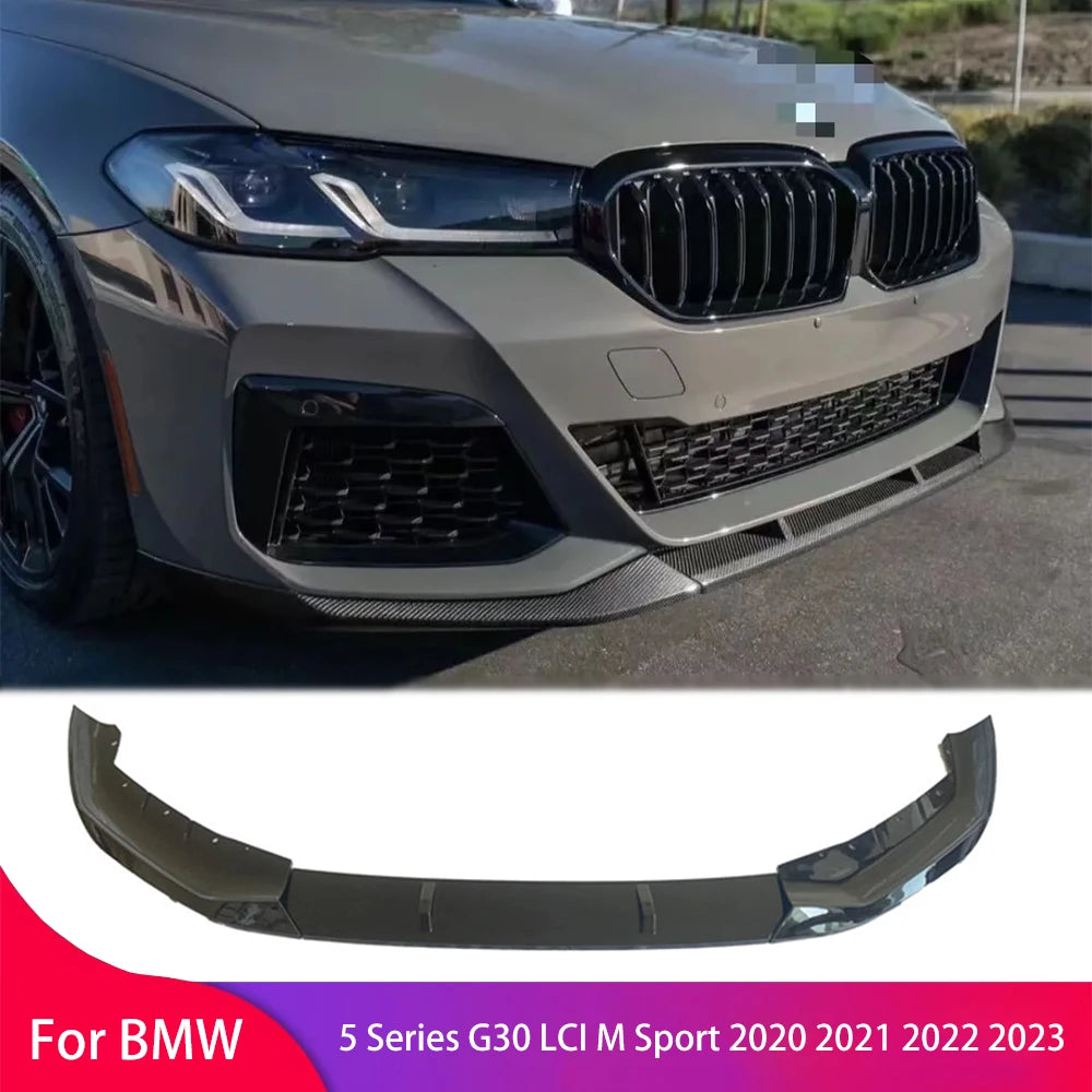 For BMW 5 Series G30 Lci Front Bumper Lip M Sport 2020 2021 2022