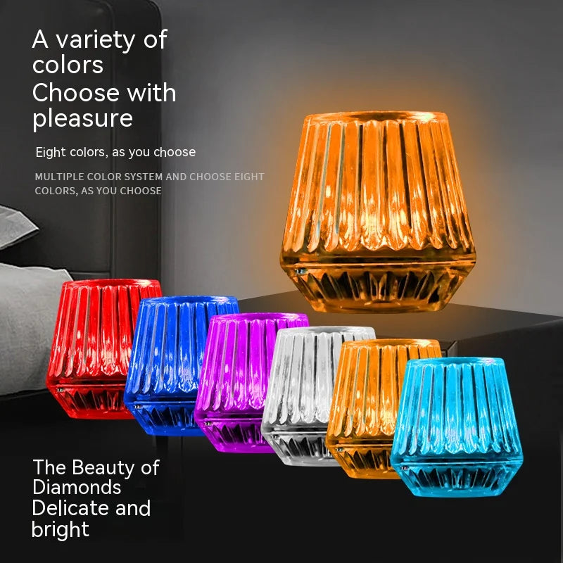 Cigarette Lighter USB Atmosphere MINI Colorful Night wiring-free