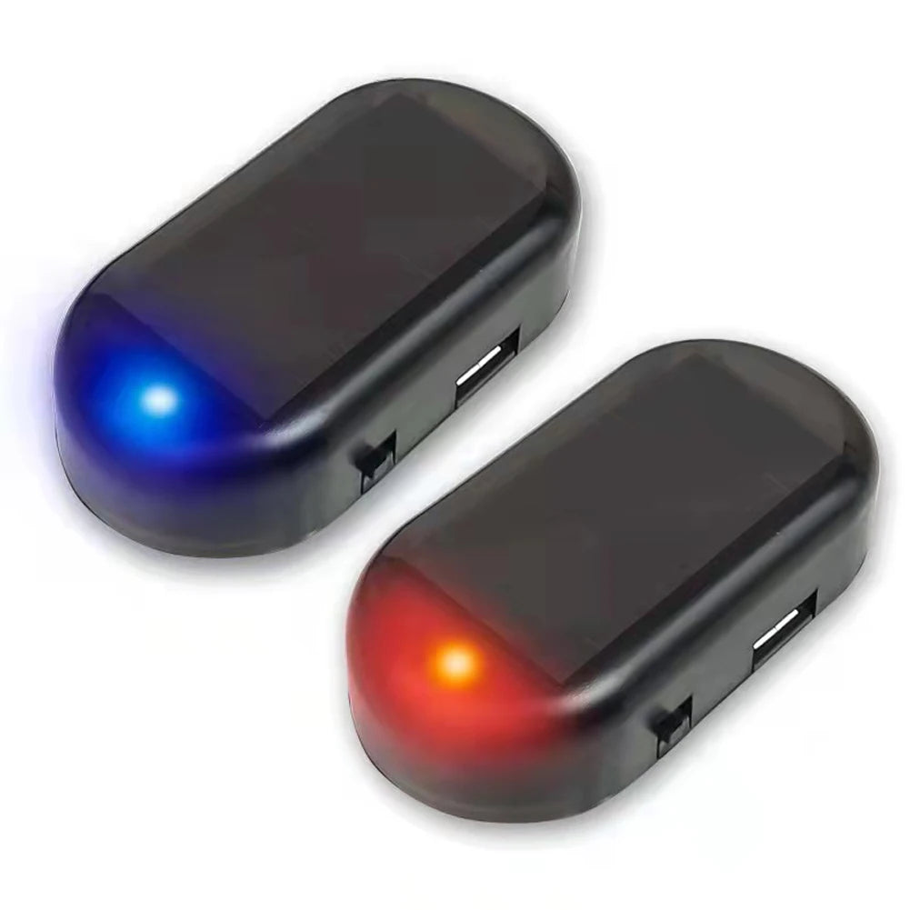 Solar Powered Simulated Dummy Alarm Super Bright Wireless Warning