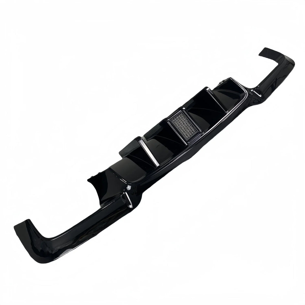 For BMW 5 Series F10 M5 Gloss Black No Rear Bumper Diffuser