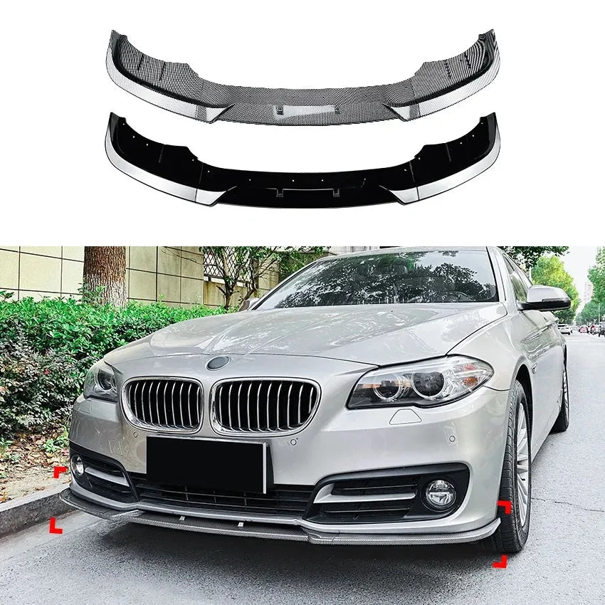 For BMW 5 Series F10 F11 Front Bumper Splitter Spoiler Lip Lower