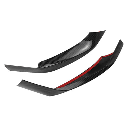For BMW 5 Series G30 G31 Gloss Black Carbon Fiber Look Front