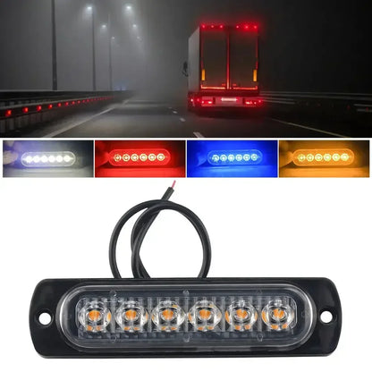 Grille Emergency 6LED Warn Truck 12V 24V