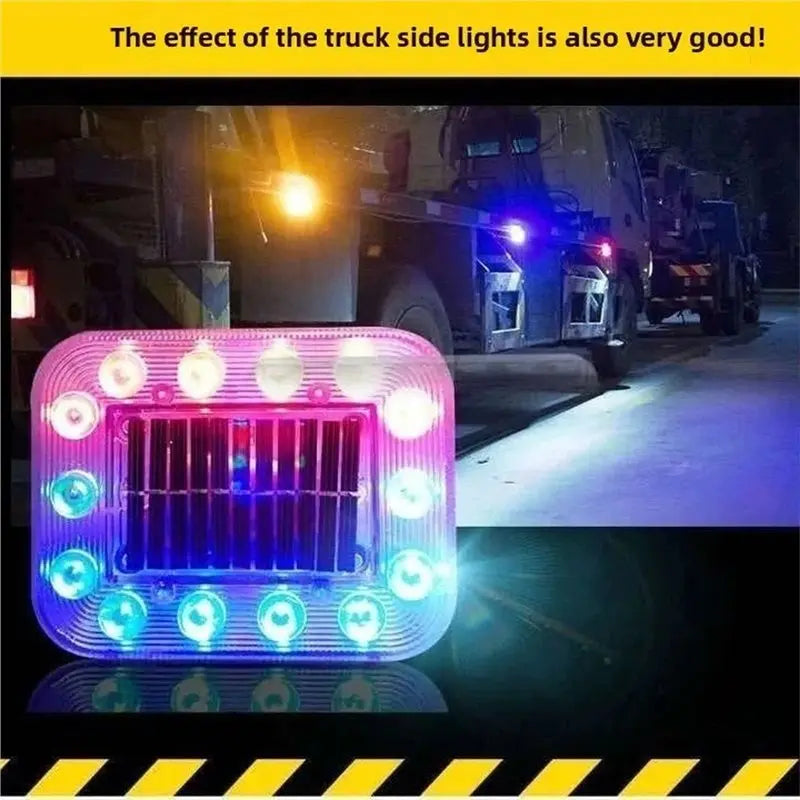 Solar Warning Strobe anti-collision rear-enduniversal Emergency