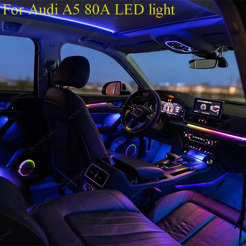For Audi Q5 Ambient Lighting Models Colors Suitable From 2018