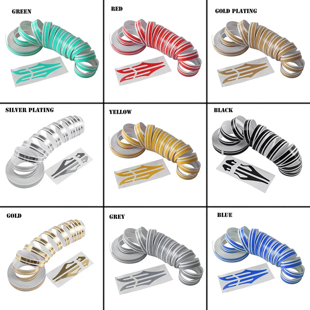 Roll Multicolor Striping Pin Stripe Steamline Double Line Tape
