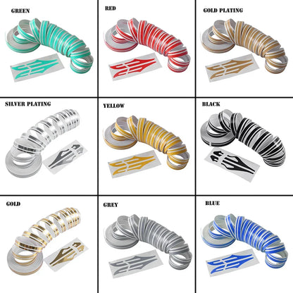 Roll Multicolor Striping Pin Stripe Steamline Double Line Tape