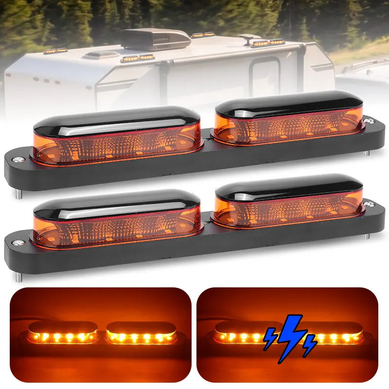 360 Degree Strobe Yellow Emergency Flashing Warning Signal Truck