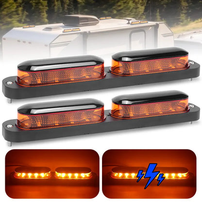 360 Degree Strobe Yellow Emergency Flashing Warning Signal Truck