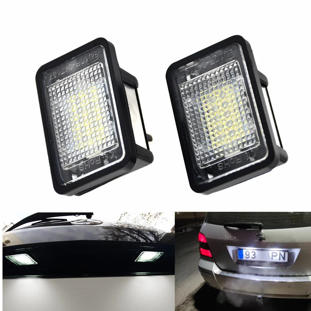 For Benz Glk X204 2008-2012 Pre-facelift 2PCS License Number