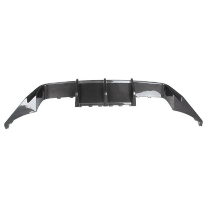 For BMW M2 G87 Lip Spoiler Real Dry Carbon Fiber Rear Diffuser