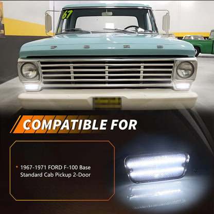For 1967 1968 1969 1970 1971 2PCS Ford F100 f-100 Truck Front