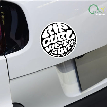 Fashionable Sports Ripcurl Sticker Cute Cartoon Art Anime Bumper