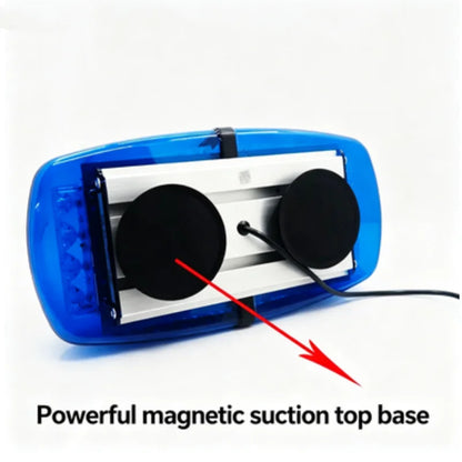 Blue Flashing 24v12v Drl Strong Magnetic Roof Road Signal