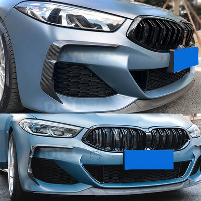 For BMW G14 G15 G16 M Dry Carbon Fiber Front Bumper Fog Cover