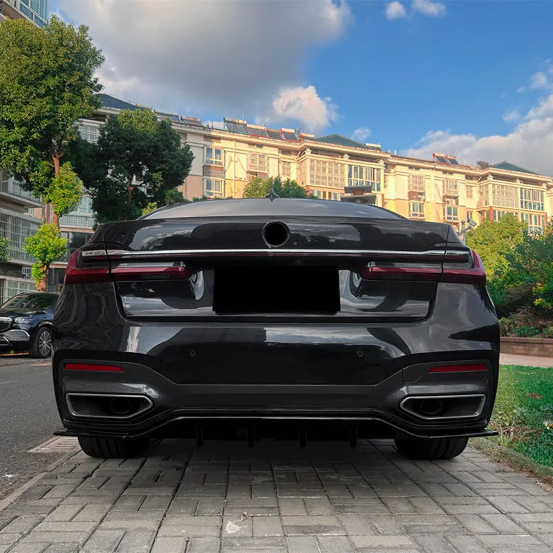 For BMW 7 Series G11 G12 2019-2022 Rear Bumper Diffuser Spoiler
