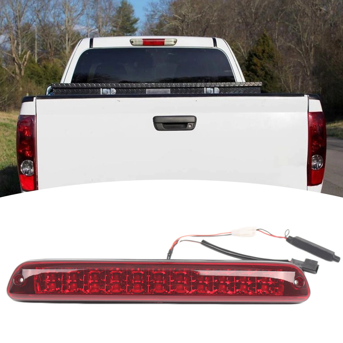 For 2004-2012 Mid-Size Pickup 3RD Brake Easy Install Stop Rear
