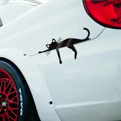 Funny Cat Stickers Vinyl Decal Reflective Body Windows Windshield