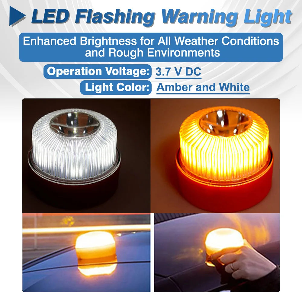 For Various Vehicles Such As Pickup Multi Function Warning Amber