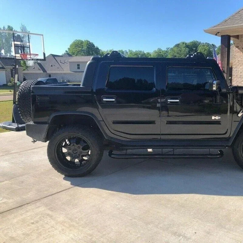 For Hummer H2 Sut Pickup Truck 03-09 ABS Blackened Tail Back