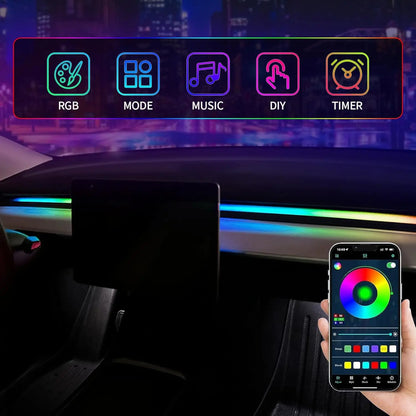 For Tesla Model 3 2019-2020 Dashboard In Symphony Ambient