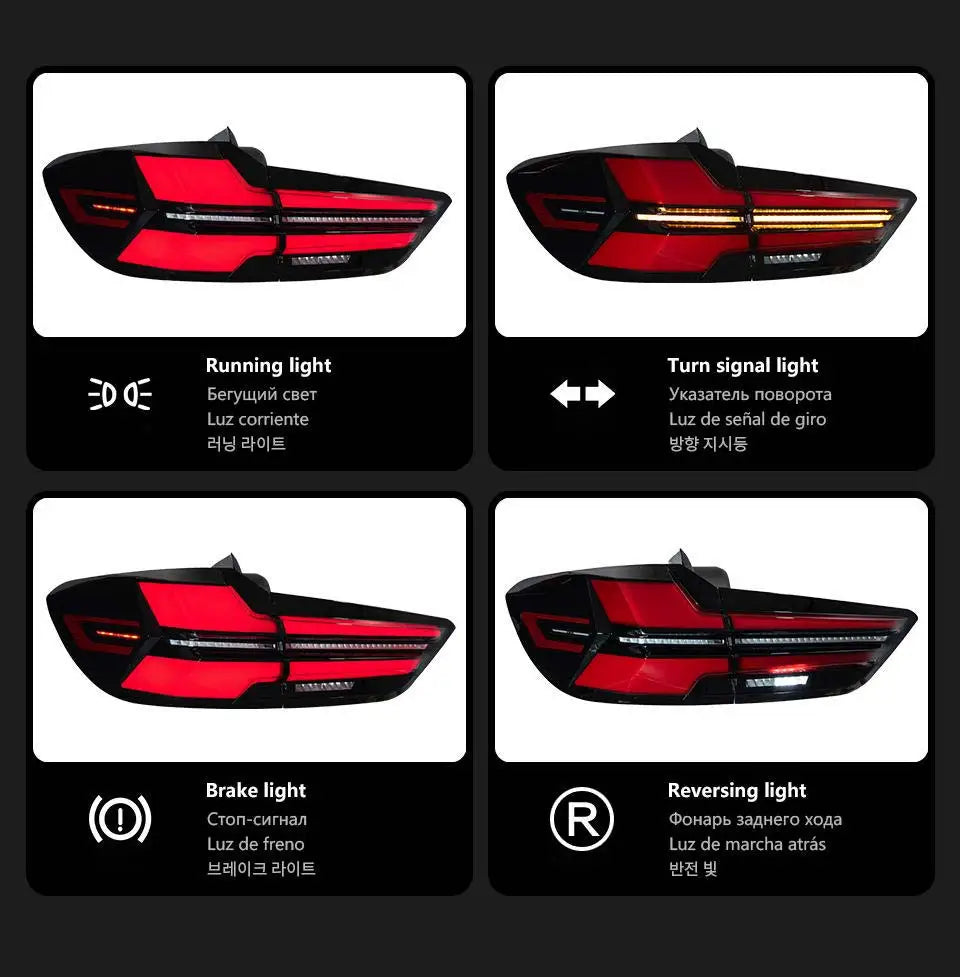 For BMW X6 F16 Modified G Chassis Brightness Brake Flowing Turn