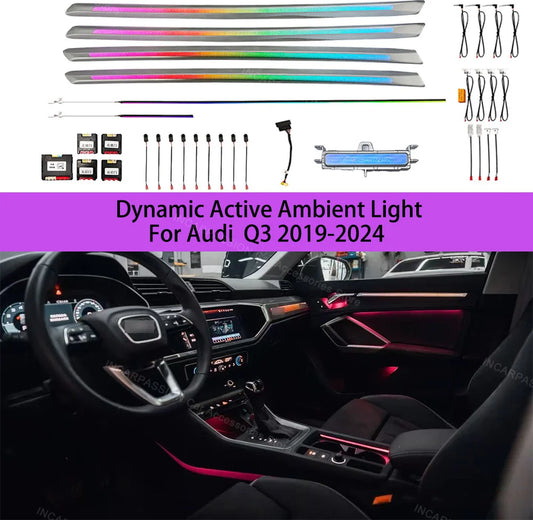 For Audi Q3 2019-2024 Audi Q3 Colors Dynamic Animation Ambient