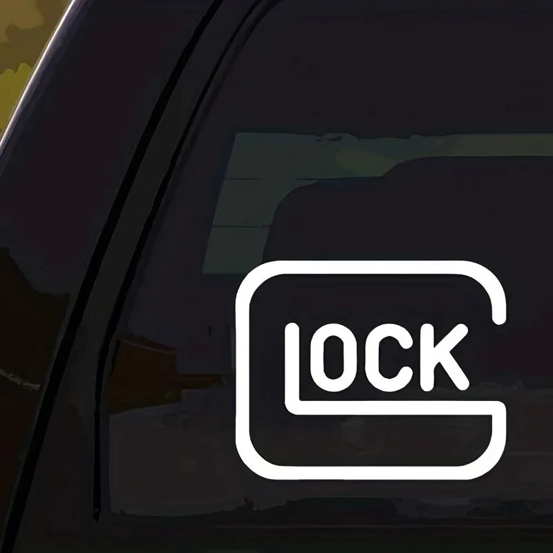 Creative Lock Sticker Laptop Bumper Wall Truck Moto Van